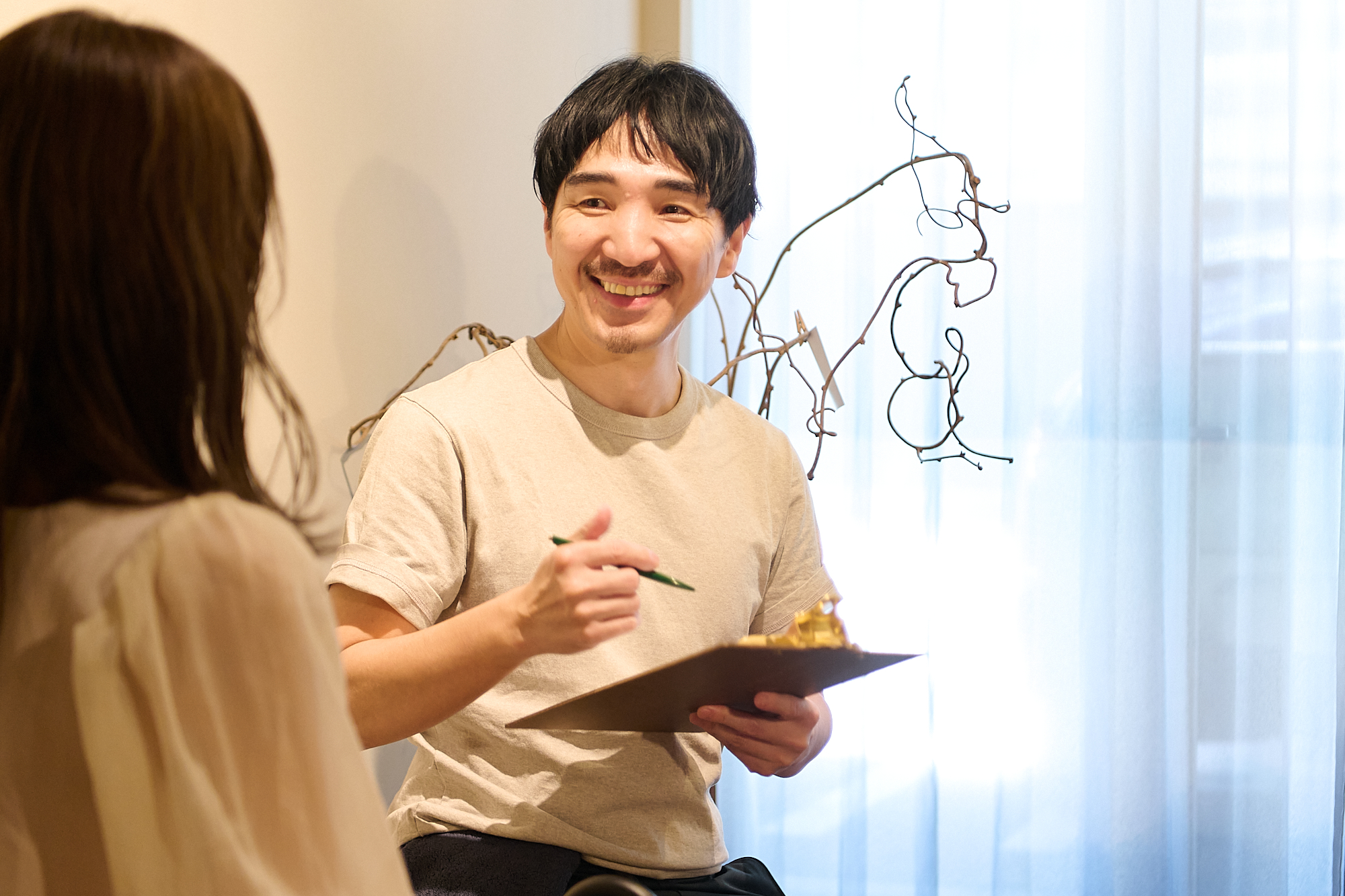 体験レッスンのカウンセリング